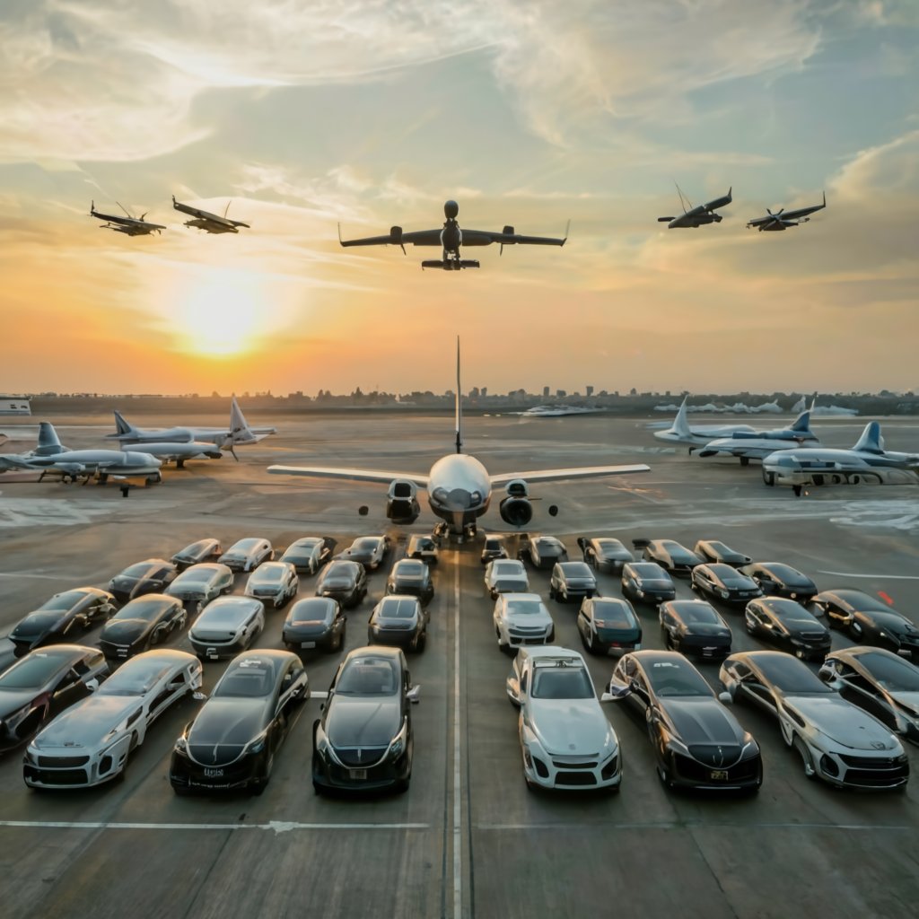 airport taxi with car seat